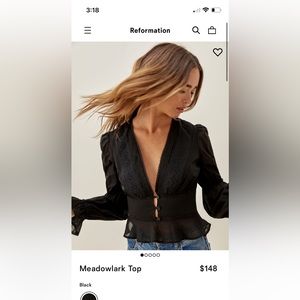 Reformation Meadowlark Top